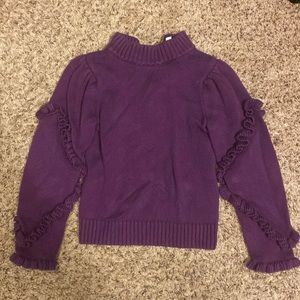 Purple Janie and Jack sweater size 7